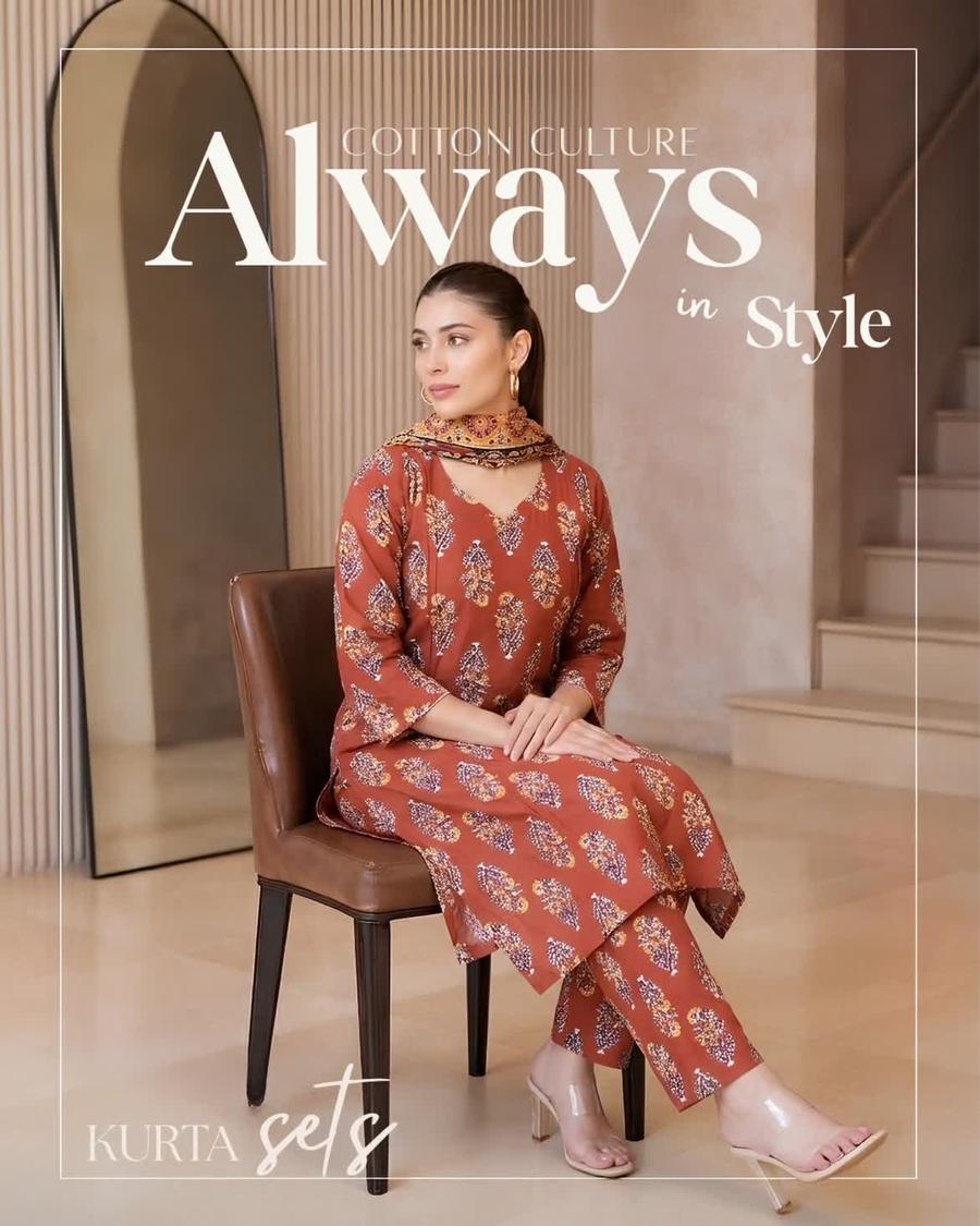 Contemporary Indian fashion visual