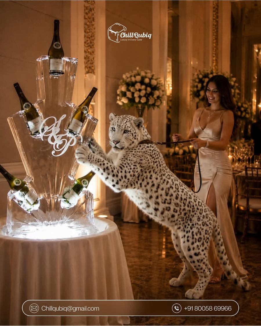 Luxury ice installation visual