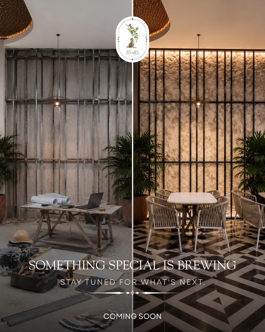 Hospitality brand reveal visual